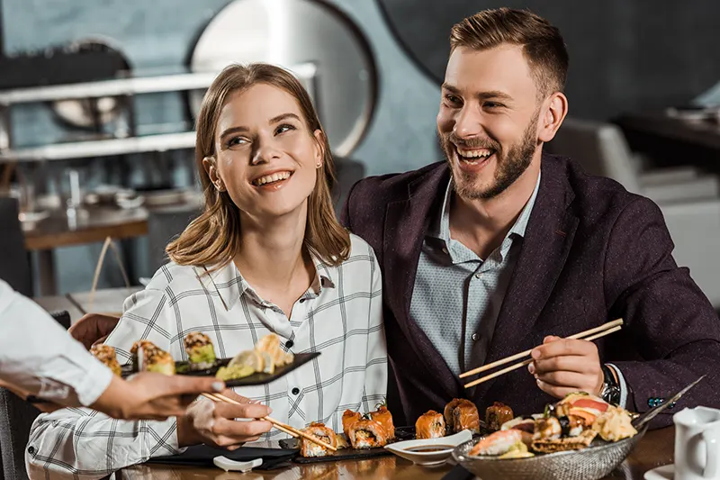 Manger des sushis, c'est un art a part entière